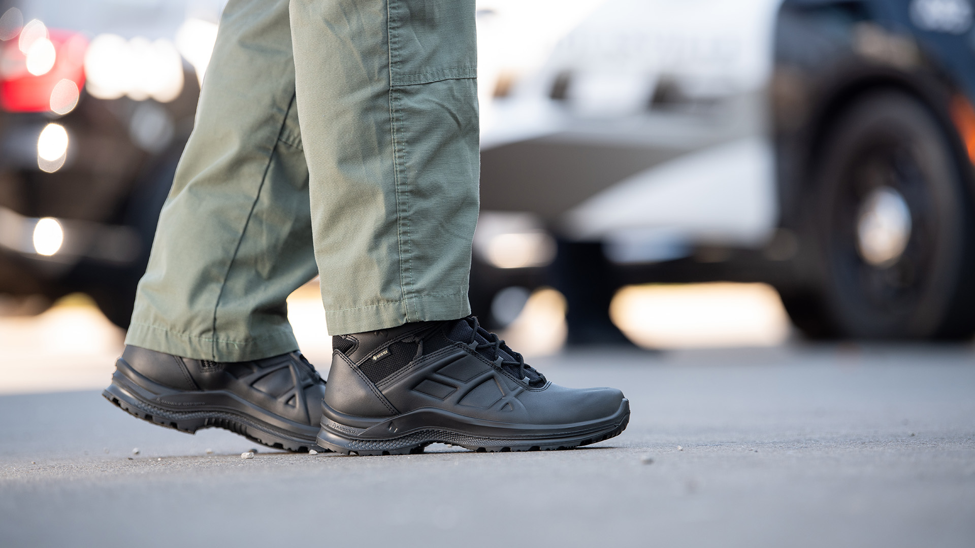 靴 OHGA DOUBLE RIBON Black Eagle Side Zip Tactical Boots | Law Enforcement Duty Boots
